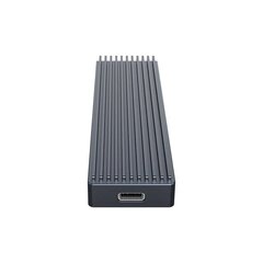 Enclosure SDD M.2 Orico, NVME, USB-C 3.1 Gen.2, 10Gbps (grey) цена и информация | Адаптеры и USB разветвители | 220.lv