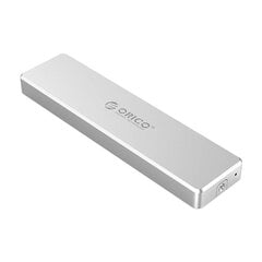 Enclosure SDD M.2 Orico, M-Key, USB-C 3.1 Gen.2, 10Gbps (silver) cena un informācija | Adapteri un USB centrmezgli | 220.lv