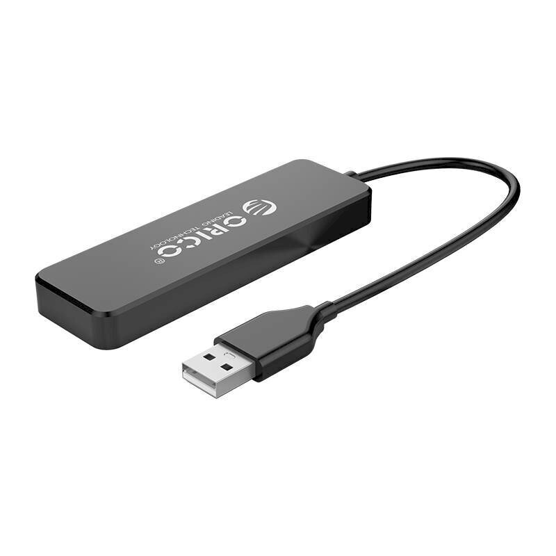 Orico Adapter Hub, USB to 4xUSB (black) цена и информация | Adapteri un USB centrmezgli | 220.lv