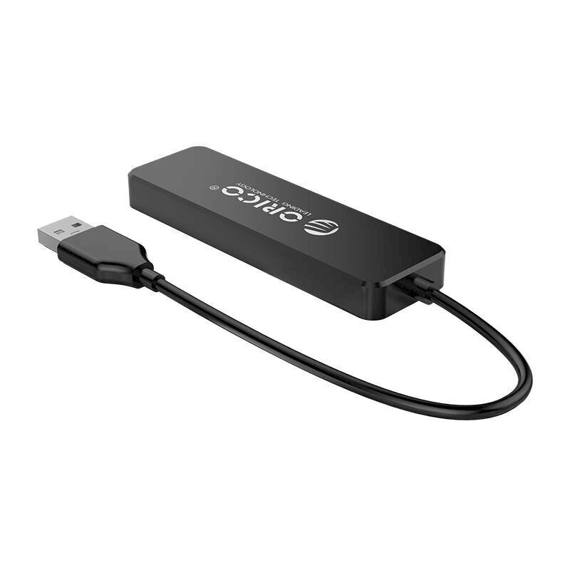 Orico Adapter Hub, USB to 4xUSB (black) цена и информация | Adapteri un USB centrmezgli | 220.lv