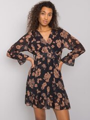 Женская рубашка с длинным рукавом, черная цена и информация | Платья | 220.lv