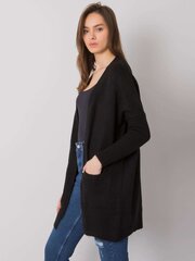 Женская рубашка с длинным рукавом, черная цена и информация | Женские кофты | 220.lv