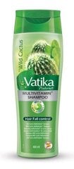 Dabur Vatika MutiVit šampūns Cactus, 400ml cena un informācija | Šampūni | 220.lv