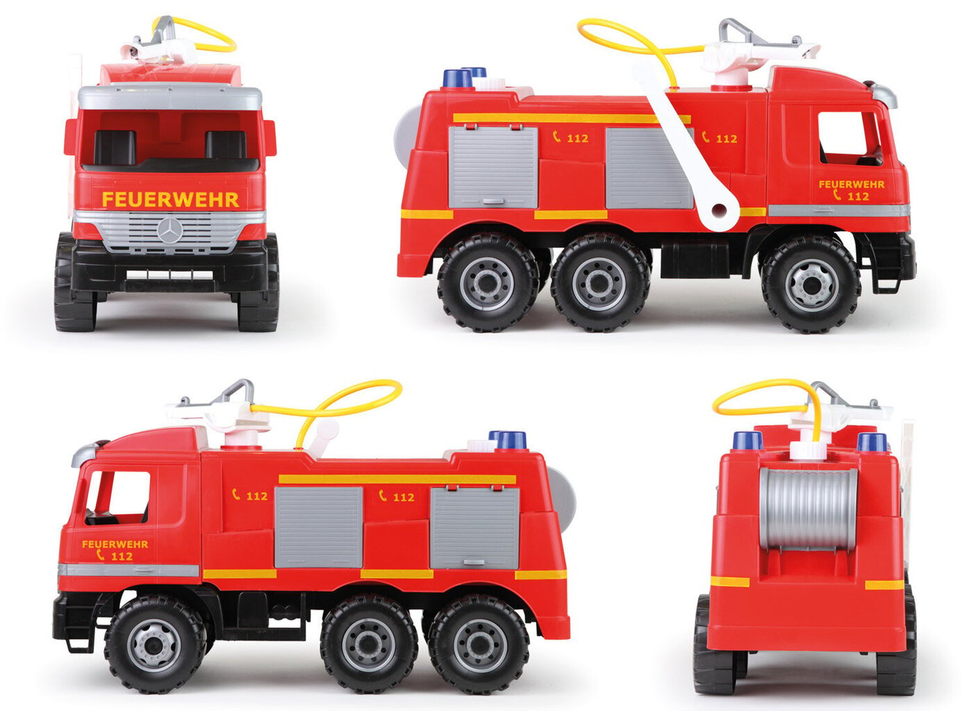 Rotaļu mašīna - ugunsdzēsējs Mercedes LENA Giga Trucks, 64 cm, 3+ cena un informācija | Rotaļlietas zēniem | 220.lv