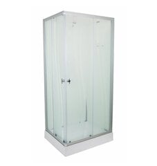 Hidromasāžas dušas kabīne C1-79 White Crystal cena un informācija | Hidromasāžas dušas kabīnes | 220.lv