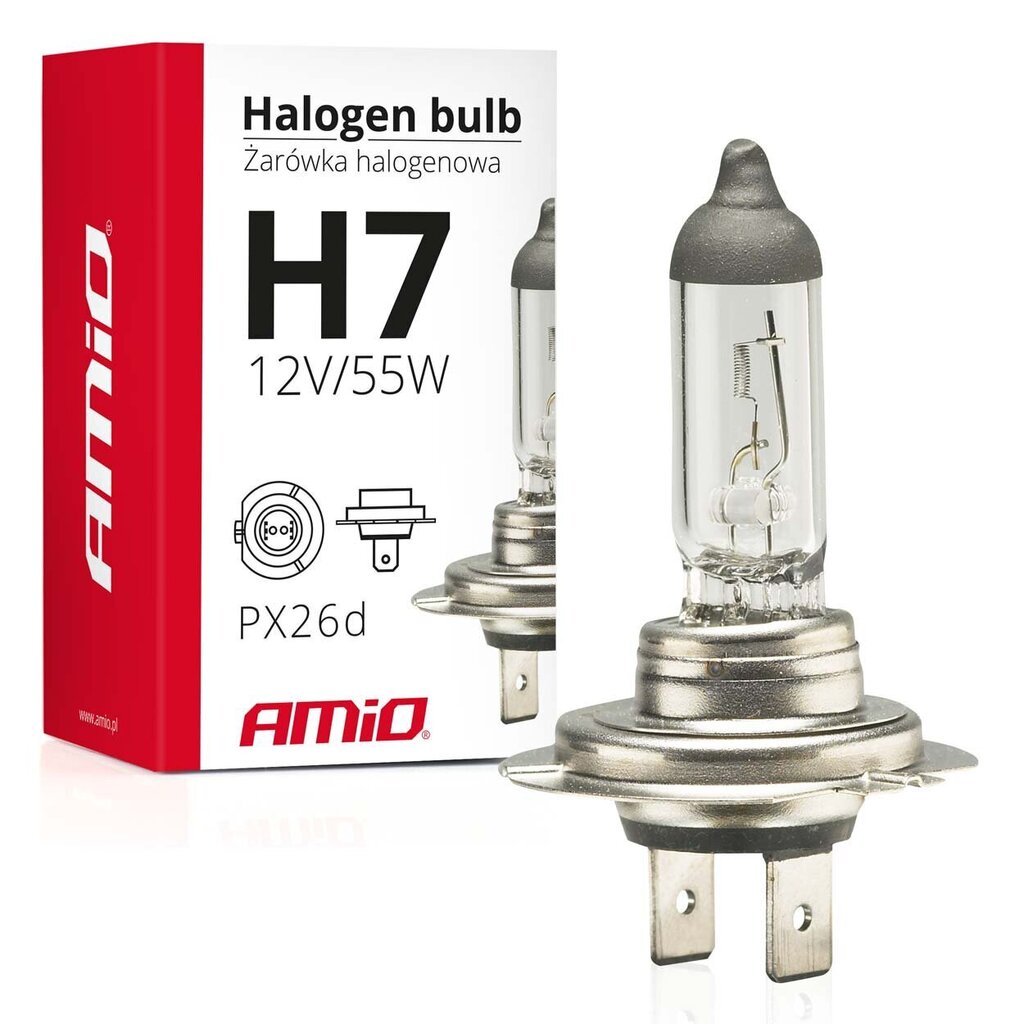 Halogēna auto lampa H7 12V 55W UV filter (E4) cena un informācija | Auto spuldzes | 220.lv