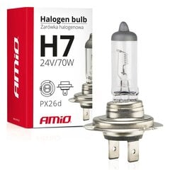 Галогенная лампа H7 24V 70W УФ-фильтр (E4) цена и информация | Автомобильные лампочки | 220.lv