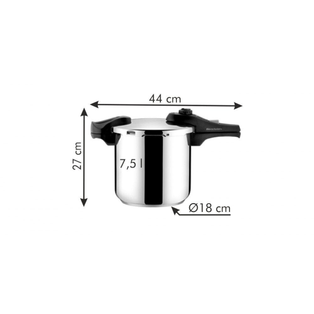 Tescoma Bio Exclusive + spiediena katls, 7.5 l cena un informācija | Katli, tvaika katli | 220.lv