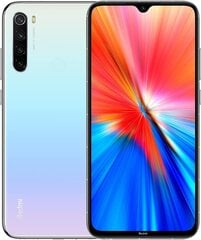 Xiaomi Redmi Note 8 (2021), 64 GB, Dual SIM, Moonlight White цена и информация | Мобильные телефоны | 220.lv