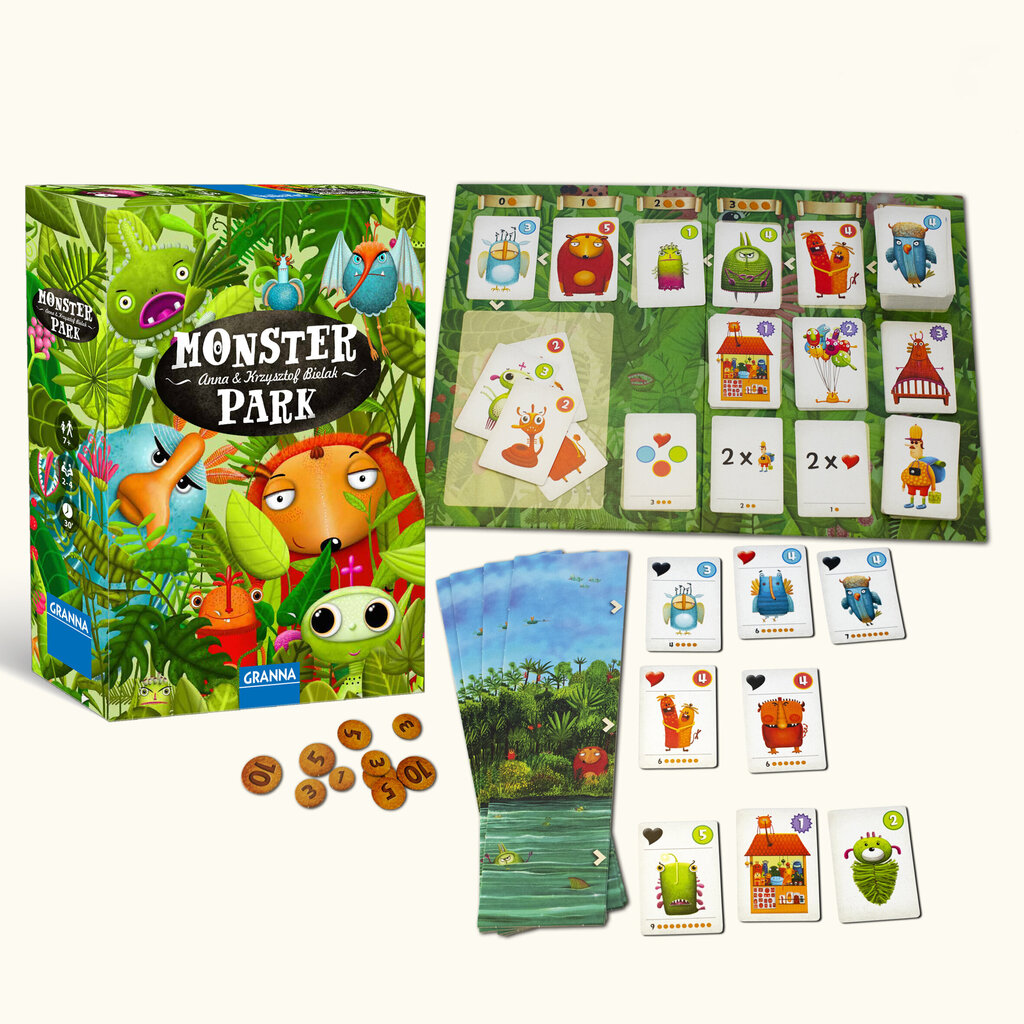 Настольная игра Monster Park EE, LV, LT, RU цена | 220.lv