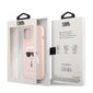 KLHCP13SSLKHPI Karl Lagerfeld Liquid Silicone Karl Head Case for iPhone 13 mini Light Pink цена и информация | Telefonu vāciņi, maciņi | 220.lv