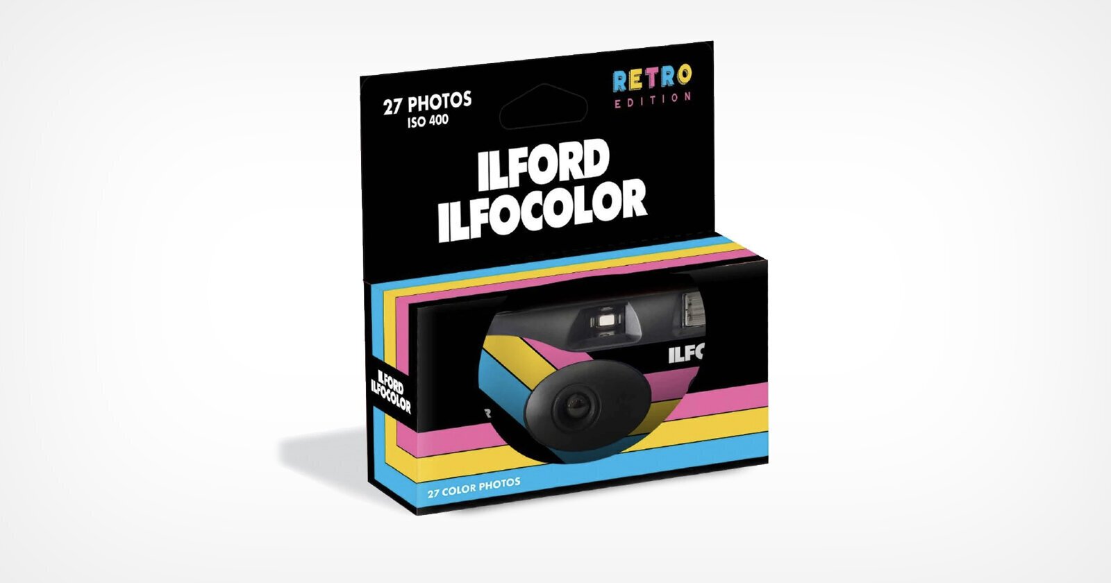 注目の ILFORD レンズ付きフィルム ILFOCOLOR RAPID RETRO 400-27 イルフォカラー ラピッド レトロ <br><br>  ISO400 35mm 27枚撮り