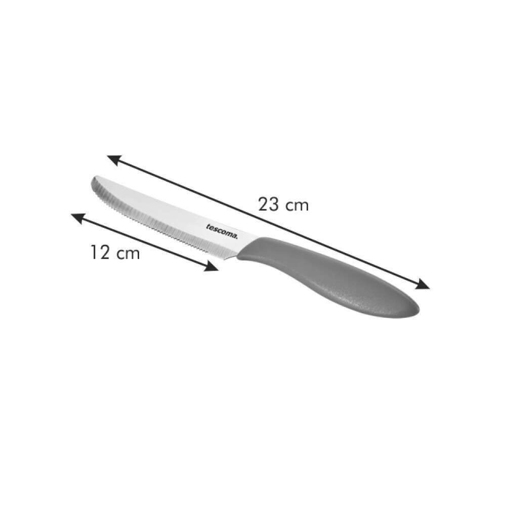 Tescoma Presto galda naži, sarkani, 12 cm, 6 gab. cena un informācija | Galda piederumi | 220.lv