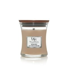 WoodWick ароматическая свеча Golden Milk, 85 г цена и информация | Подсвечники, свечи | 220.lv