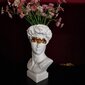Dekoratīvā vāze-skulptūra Dāvida galva, melna cena un informācija | Vāzes | 220.lv