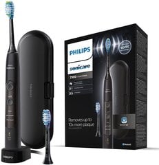 Elektriskā zobu birste, Philips hx9601/02 Black, melna цена и информация | Электрические зубные щетки | 220.lv