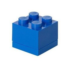 LEGO Mini Box 4 kaste, zila cena un informācija | Veļas grozi un mantu uzglabāšanas kastes | 220.lv