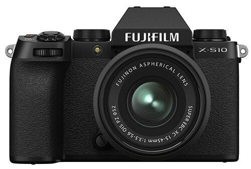 Fujifilm X-S10 + 15-45mm Kit, black cena un informācija | Digitālās fotokameras | 220.lv