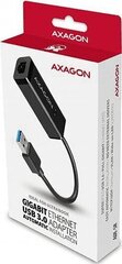 AXAGON ADE-SR Gigabit Ethernet Adapter, USB3.0, Type-A cena un informācija | Adapteri un USB centrmezgli | 220.lv