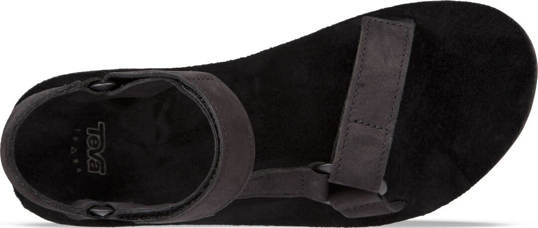 Teva vīriešu apavi brīvajam laikam Original Universal Leather Men's, melnā krāsā 890996630 cena un informācija | Vīriešu iešļūcenes, čības, sandales | 220.lv