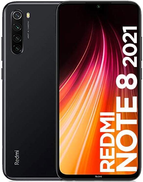 Xiaomi Redmi Note 8 4/64GB, Dual SIM, Black cena un informācija | Mobilie telefoni | 220.lv