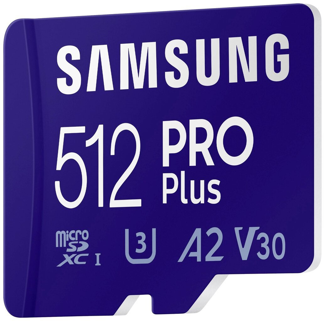 MEMORY MICRO SDXC PRO+ 512GB/W/ADAPT. MB-MD512KA/EU SAMSUNG цена и информация | Atmiņas kartes mobilajiem telefoniem | 220.lv
