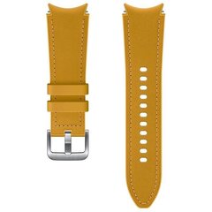 Samsung Hybrid Leather Band S/M Mustard cena un informācija | Viedpulksteņu un viedo aproču aksesuāri | 220.lv