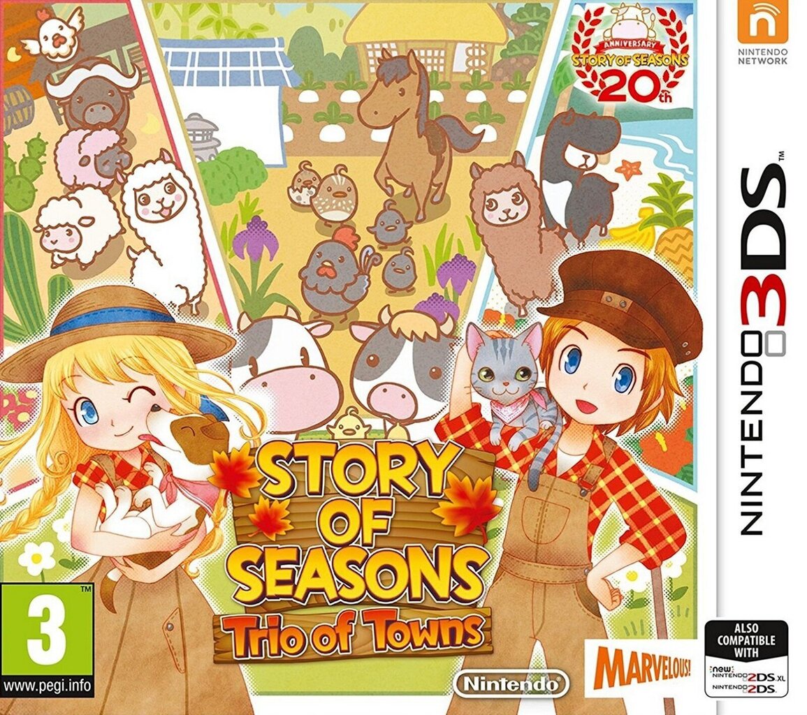 3DS Story of Seasons: Trio of Towns цена и информация | Datorspēles | 220.lv