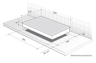 De Dietrich DPI7969XS iebūvējama indukcijas plīts virsma cena un informācija | Plīts virsmas | 220.lv
