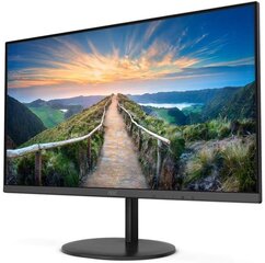 LCD Monitor|AOC|Q24V4EA|23.8"|Panel IPS|1920x1080|16:9|75Hz|Matte|4 ms|Speakers|Tilt|Colour Black|Q24V4EA цена и информация | Мониторы | 220.lv