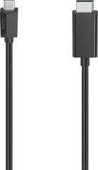 Cable Hama USB-C - DisplayPort™, 4K, black, 1,5m cena un informācija | Savienotājkabeļi | 220.lv