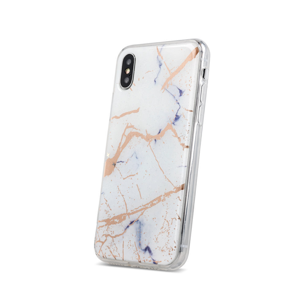 Aizmugurējais vāciņš ILike    Apple    iPhone XS Max Marmur case    White cena un informācija | Telefonu vāciņi, maciņi | 220.lv