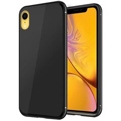 Aizmugurējais vāciņš GreenGo    Apple    iPhone XR GLASS Case    Black cena un informācija | Telefonu vāciņi, maciņi | 220.lv