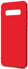 Aizmugurējais vāciņš Evelatus    Samsung    S10 Plus Soft case with bottom    Red cena un informācija | Telefonu vāciņi, maciņi | 220.lv