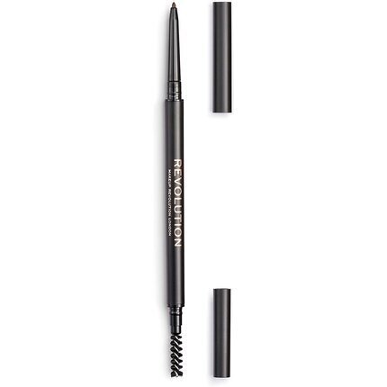 Makeup Revolution London Precise Brow Pencil uzacu zīmulis 0,05 g, Medium Brown цена и информация | Kosmētikas otas, sūkļi | 220.lv