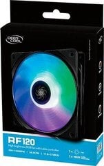 Вентилятор Deepcool DP-FRGB-RF120-1C цена и информация | Компьютерные вентиляторы | 220.lv