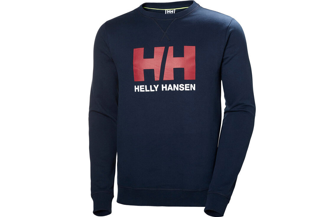 Helly Hansen vīriešu sporta krekls CREW, tumšzilā krāsā M cena un informācija | Vīriešu jakas | 220.lv