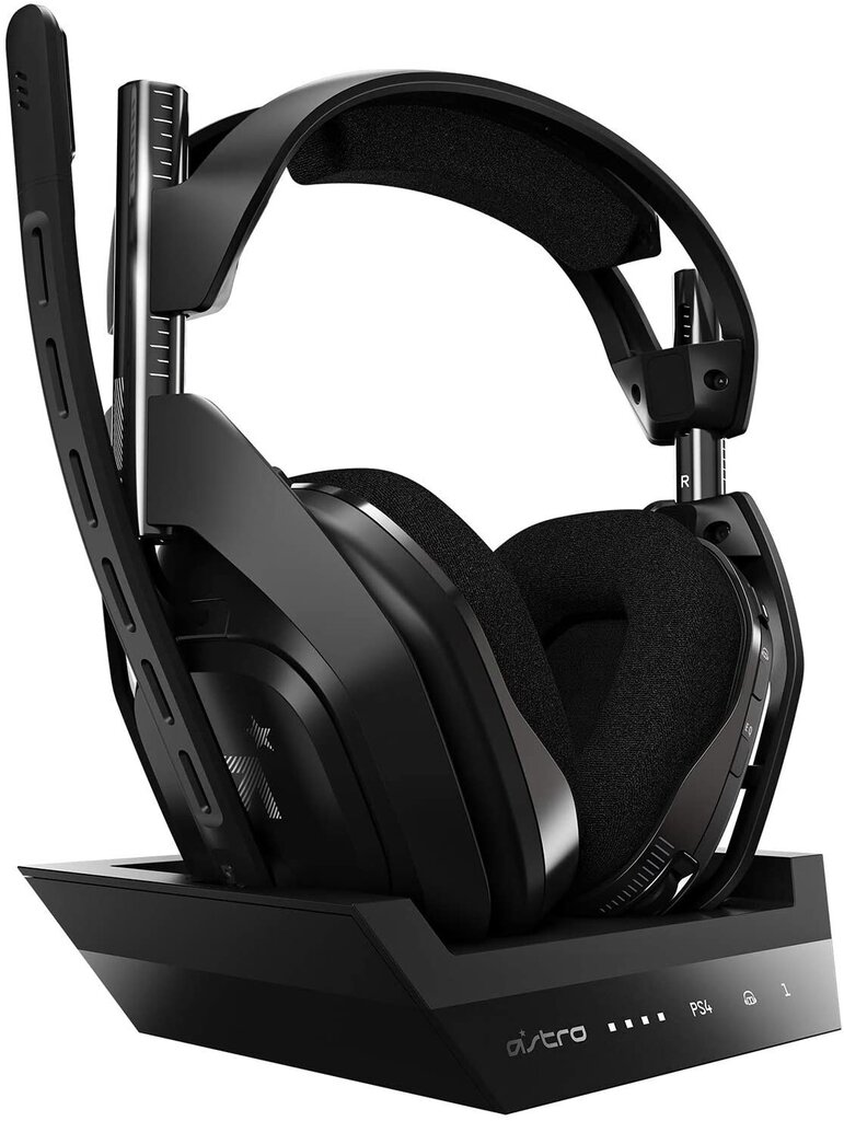 Astro A50 Wireless Headset + Base Station - Black (PS4, PC) cena un informācija | Austiņas | 220.lv