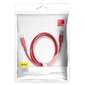 1 Preces bez IMEI/SN Baseus       Colorful Cable USB to Lightning 2.4A 1.2M    Red cena un informācija | Savienotājkabeļi | 220.lv