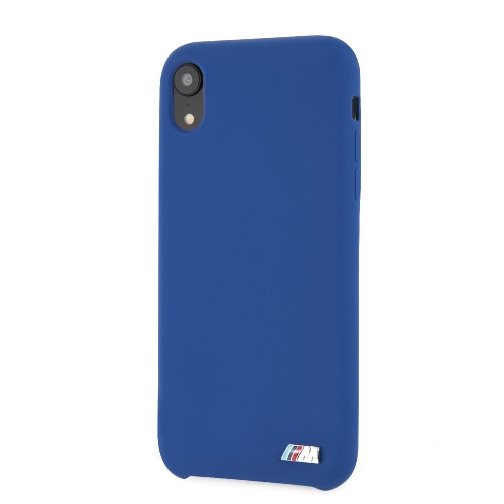 Maciņš aizmugurējais BMW    Apple    iPhone XR Hardcase Silicone    Navy cena un informācija | Telefonu vāciņi, maciņi | 220.lv