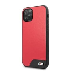 Aizmugurējais vāciņš BMW    Apple    iPhone 11 Pro Hardcase Smooth PU Leather    Red цена и информация | Чехлы для телефонов | 220.lv