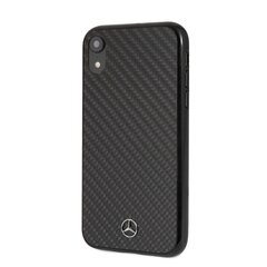 Aizmugurējais vāciņš Mercedes-Benz    Apple    iPhone XR Hard Case Real Carbon Fiber    Black cena un informācija | Telefonu vāciņi, maciņi | 220.lv