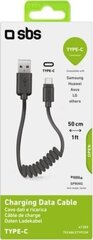 SBS Mobile TECABLETYPCSK USB-A, 0,5 м цена и информация | Кабели для телефонов | 220.lv