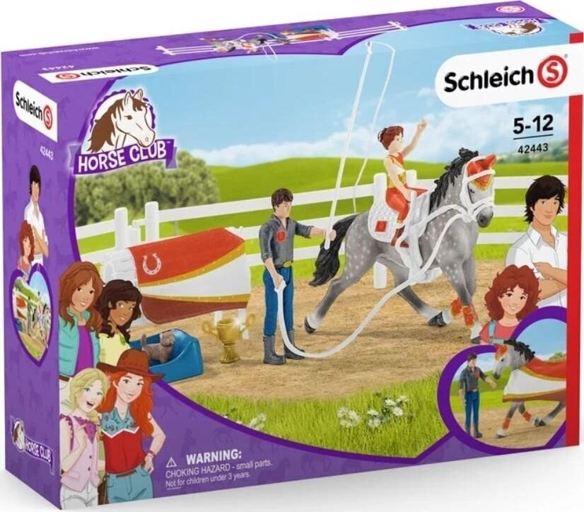 SCHLEICH HORSE CLUB Mias jāšanas komplekts voltižēšanai цена и информация | Attīstošās rotaļlietas | 220.lv