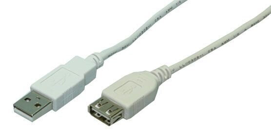 Logilink USB 2.0 extensio cable, USB A f cena un informācija | Kabeļi un vadi | 220.lv