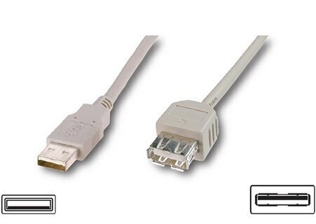 Logilink USB 2.0 extensio cable, USB A f cena un informācija | Kabeļi un vadi | 220.lv