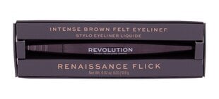 Makeup Revolution London Renaissance acu laineris 0,8 g, Brown цена и информация | Тушь, средства для роста ресниц, тени для век, карандаши для глаз | 220.lv