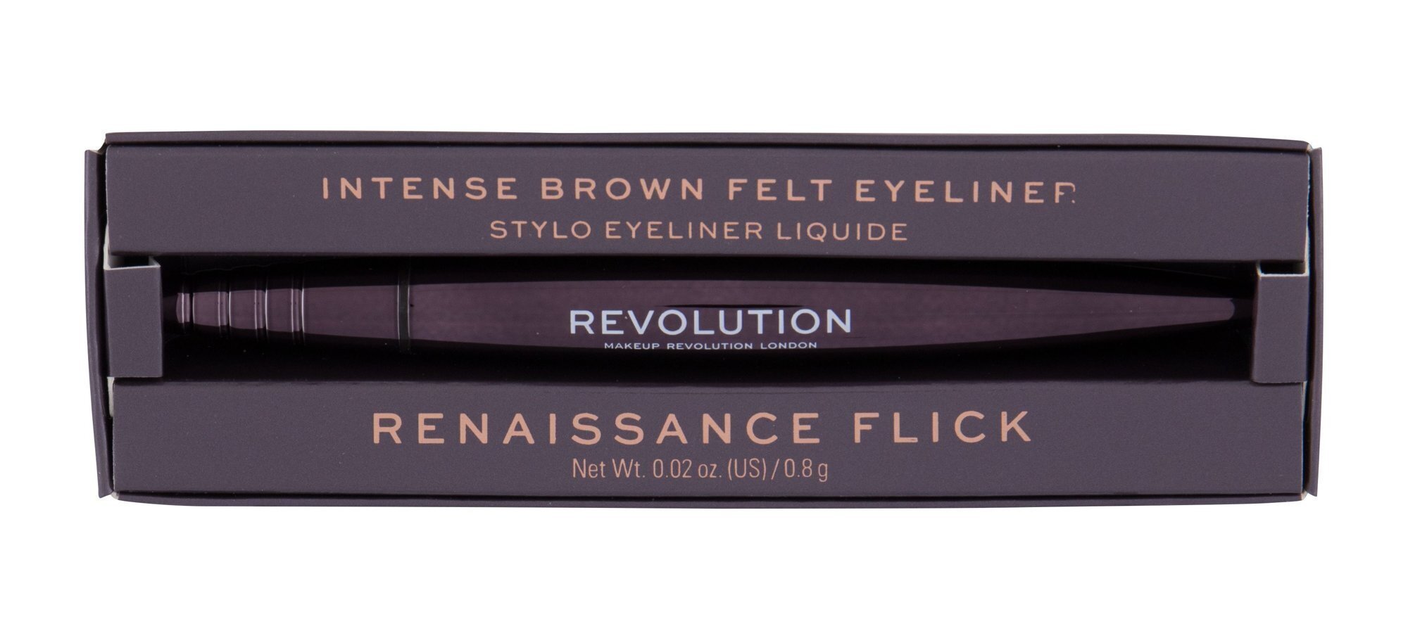 Makeup Revolution London Renaissance acu laineris 0,8 g, Brown цена и информация | Acu ēnas, skropstu tušas, zīmuļi, serumi | 220.lv