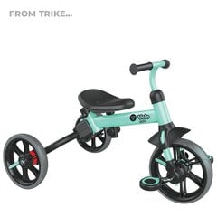 Трехколесный-балансировочный велосипед Yvolution YVelo Flippa, синий цена и информация | Трехколесные велосипеды | 220.lv