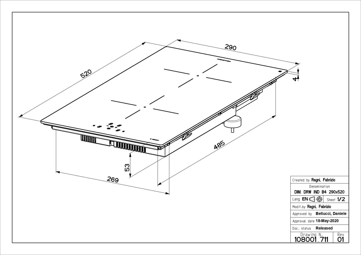 Indukcijas plāksne Faber FBH 32 BK, 2 x sildīšanas zonas platums 29 cm cena un informācija | Plīts virsmas | 220.lv